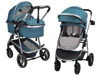 Коляска трансформер Pristina (Голубой PS-12)