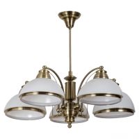Люстра Фелиция бронза антик 5*60W Е27 220 V (347010605)