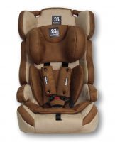 Автокресло детское Farfello GE-E велюр (коричнево-бежевое)