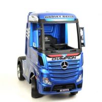 Детский электромобиль Mercedes-Benz Actros син.гл