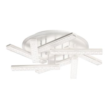 Люстра (пульт) Оскар 8X10W+22W RGB LED 220 V (510012208)