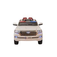 Электромобиль Джип Land Cruiser Police YBH 4651 4x4 с сиреной (белый)