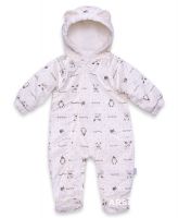 Комбинезон "Мишка", арт.180 (весна, осень, лето ( t до +20 С)). молочный р.68