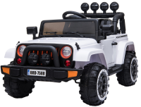Детский электромобиль 7588 (12V, колесо EVA, экокожа) (Белый)