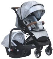 Коляска детская прогулочная Bino Angel Comfort Серебристый