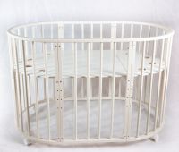 Кроватка-трансформер многофункциональная Farfello 7в1 слоновая кость глянец, FКТ/СК