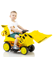 Электромобиль (NEW) S123 колесо пластик (Жёлтый)