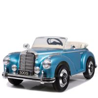 Детский электромобиль Mercedes 300S синий глянец