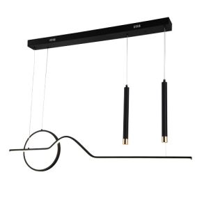 Люстра (пульт) Оскар 25W*2+6W LED 220 V (510013304)