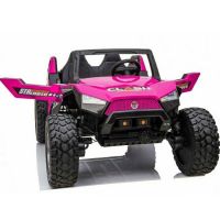 Детский электромобиль A707AA 4WD розовый камуфляж