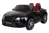 Детский электромобиль (2020) JE1155 (12V, экокожа, колесо EVA) Чёрный
