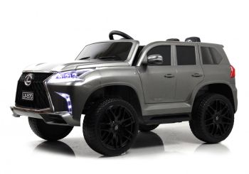 Детский электромобиль Lexus 570 (E555EE) серый глянец