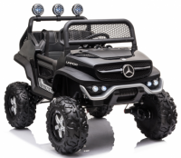 Детский электромобиль Mercedes-Benz Unimog Mini (P777BP) черный глянец