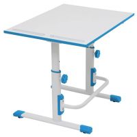 Растущая парта-трансформер Polini kids Simple М1 75х55 см белый-синий