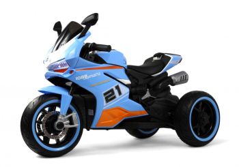 Детский электромотоцикл C005MC синий