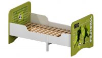 Кровать детская раздвижная Polini kids Fun 3200 Футбол, зеленый
