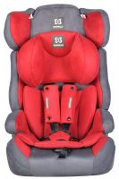 Автокресло детское Farfello GE-E велюр (красно-серый)