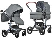 Коляска трансформер Aimile Original New Silver (Темно-серый NDS-2)