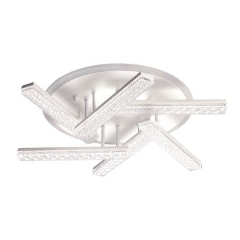 Люстра (пульт) Оскар 6X10W+22W RGB LED 220 V (510012106)