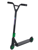 Самокат трюковой HD-S2005 (колёса 110 мм, алюм. обод, стальной Y-руль) чёрно-зеленый