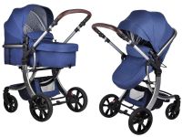 Коляска трансформер Aimile Original (New Silver) 608L (Синий)