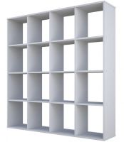 Стеллаж Polini Home Smart Кубический 16 секций (белый, арт.0001695.9)