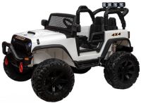 Электромобиль Джип JC666 4х4 (белый)