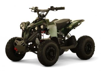 Детский электроквадроцикл MARK зеленый камуфляж