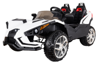 Детский электромобиль (2020) JC888 (12V, колесо EVA, экокожа) (Белый)