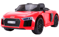 Электромобиль JJ2198 Audi R8 Spyder (лицензия, 12V, металлик, EVA, экокожа) красный