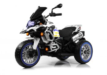 Детский электромотоцикл М111БХ белый