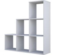 Стеллаж Polini Home Smart Каскадный 6 секций белый