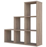 Стеллаж Polini Home Smart Каскадный 6 секций дуб