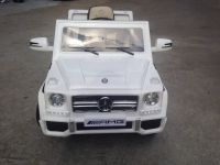 Детский электромобиль Мercedes-Benz G65 белый