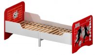 Кровать детская раздвижная Polini kids Fun 3200 Футбол, красный