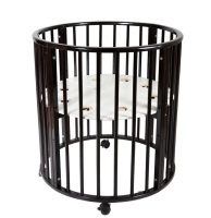 Кроватка-трансформер многофункциональная Farfello 7в1 венге глянец, FКТ/В