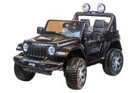 Электромобиль Джип Jeep Rubicon 4x4 (чёрный)