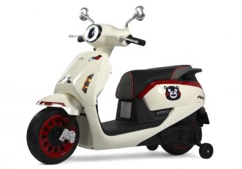 Детский электромотоцикл Z555ZZ бежевый