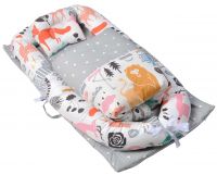 Farfello Детское спальное гнездо L2 (Животные, серый L2/1)