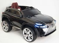 Детский электромобиль E111KX черный глянец