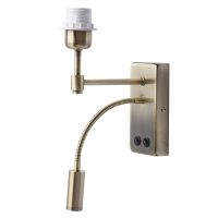 Бра Сити 1*60W E27 + 1*1W LED 220 V бронза (без абажура) (634021602)