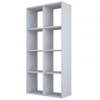 Стеллаж Polini Home Smart Кубический 8 секции (белый, арт.0001693.9)