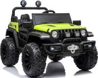 Детский электромобиль C555CC 4WD зеленый глянец