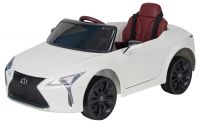 Детский электромобиль (2020) LEXUS S2110 (12V, колесо EVA, экокожа) Белый