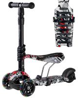 Самокат детский WX-3-in-1 (white/black белый/черный)