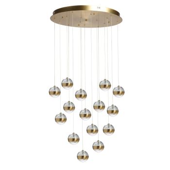 Люстра (пульт) Капелия 15*6W LED 220 V (730010915)