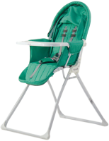 Стул детский для кормления COSTA La Prima бирюзовый, арт.PR-101