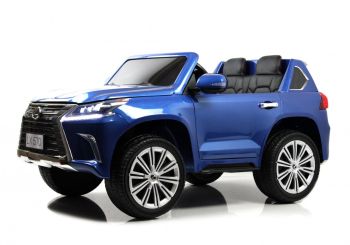 Детский электромобиль Lexus LX570 (Y555YY) синий глянец