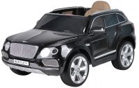Детский электромобиль (2020) JE1156 Bentley Bentayga (лицензия, 12V, EVA, экокожа) Чёрный