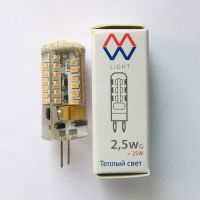 Лампа светодиодная MW G4 2700К 2,5W 12V (LBMW0402)